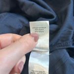 Lulus  Heartful Romance Navy Striped Smocked Long Sleeve Mini Dress Ruffle Size L Photo 7