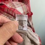 CP Shades  Red Plaid Long Sleeve Cotton Button Up Pocket Flannel Shirt Size M Photo 7