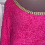Juicy Couture Pink & Gold Fuzzy Sweater Photo 2
