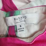 Busayo Collective Tie Dye Side Tie Neckline Dress With Pockets (8) Pink Photo 8