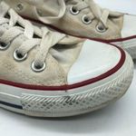 Converse  All Star Low Top Sneakers Canvas Ivory Mens 5 Womens 7 Photo 1