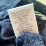 Zenana Outfitters  DARK BLUE SHEER LACE RACERBACK TANK TOP Large Photo 8