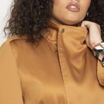 Eloquii Trench Coat Camel Tab Snap Button Front Knee Length Belted Sz 18/20 NWT Photo 1