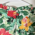 THML  Green Size XS Floral Shift Knee Length Sleeveless Dress Photo 8