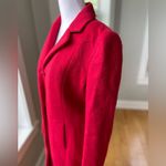 Vintage The Limited Classic Red Wool Mohair Long Dress Coat Size Small Photo 1
