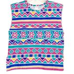 Jantzen Vintage Mutlicolor Printed Tank Top Sz M Photo 5