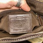 Coach Signature Stripe Tote Bag Brown and Tan Classic Style. No Flaws Photo 12