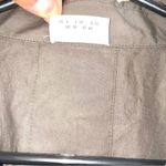 Akris Punto  Olive Green Lace Up Front Blouse Size 6 Photo 5