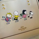 Coach NWT CE850 X Peanuts Dempsey Tote 22 with Snoopy and Friends Motif Photo 7