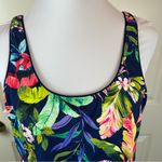 Lands' End Lands’ End Mini Swim Dress Tropical Palm Print NWT - Size Medium 10-12 Photo 2