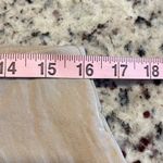 ZARA  Womens High Waisted Pleated Wide Leg Trouser Pants Beige Large‎ Photo 7