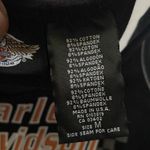 Harley Davidson Vintage Y2K Harley-Davidson motorcycle racing logo halter tank top, size medium Photo 8