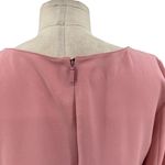 Lafayette 148 New York Pink Rosette Caddie Finesse Crepe Shift Dress Size Medium Photo 12