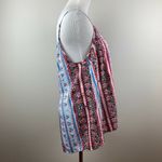 1. State  Top Women Medium Split Back Tank Print High Low Cami Summer‎ Sleeveless Photo 3