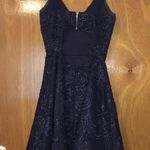 Trixxi Navy Blue Prom Dress Photo 1