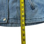 Ashley Vintage Charm Blue Full Zip Hooded Denim Jacket Women Size Small 14 Photo 5