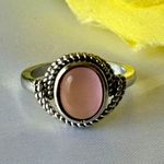 Pink Antique Style Ring, Size 8 Photo 1