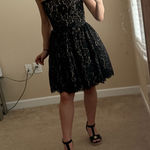 Robert Rodriguez  Black Lace Dress Photo 0
