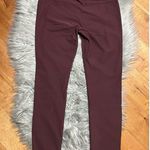 Athleta Wander Slim Travel Lifestyle Pant Antique Burgundy Burgundy Size 4 Photo 5