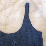 Hollister Blue Floral Tank Crop Top Photo 1