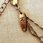 Ny Collection gold tone and blue triple strand beaded necklace Photo 7