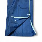 Nike Vintage 90s Unlined Windbreaker Track Pants Women's Medium Blue White Zip Photo 6