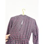 Anthropologie NAT by Natalie Martin Nico Wrap Duster Dress Floral Maxi Medium Purple Photo 12