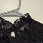 Maje  Ilo Ruffled-Trim Lace-Panelled Crepe Playsuit Size 36 EU Photo 4