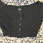 PacSun  top crop button up sweater Photo 2