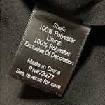 SO  lace inset cami junior medium black & pink floral chiffon v-neck sleeveless Photo 6