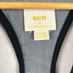 Anthropologie Maeve sleeveless racerback v-neck flare denim jumpsuit NWT Size 6 Photo 4