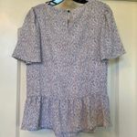 Apt. 9 Adorable Women's ® Ruffle Peplum Top - Brand new, never worn! 🤍🖤✨ Photo 3