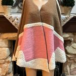 Maje  colorblock  wool blend  Sweater Cape/ poncho/ shawl Photo 2