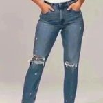 Abercrombie & Fitch The Mom High Rise Distressed Jeans Ripped Womens Size 26/2 Photo 1