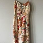 Significant Other Floral Dress Tan Size 4 Photo 1