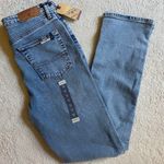 Buffalo David Bitton  Light Blue Ripped Straight Jeans Photo 2