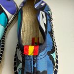 Respoke Pucci Espadrilles NATALIA Blue Classic Silk Scarf Made in Spain EU 40 Size 9.5 Photo 8