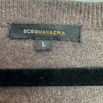 BCBGMAXAZRIA  Y2K Brown Soft Angora Wool Blend Button Down Cardigan Size L Large Photo 8