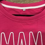 Pink 'Mama' Sweatshirt crew neck Size 2X Photo 1