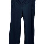 Jockey Activewear Leggings Slit Crop Flare Athletic Yoga Pants Womens Small Blue Photo 9