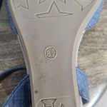 Life Stride  Blue Wedge Sandals Size 8.5 Blue Sandals with Ankle Straps Photo 6