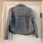 Stoosh  Vintage Denim Shirt Jacket Shacket Size Small Acid Wash Photo 6