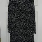 Apt. 9 Black and White Patterned Women's Dress Photo 4