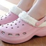 Foamwalk NWT Platform Warm Thick high Soled plush Furry Non Photo 0