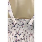 Japna  Pink Floral Smocked‎ Boho Flowy Maxi Dress Size S Cottagecore Coquette Photo 9