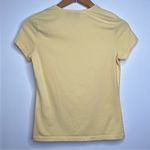 basic editions Vintage 90’s  Cotton Stretch T Shirt Size Small Modern Fit Yellow Photo 3