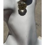 Alexis Bittar White Clear Gray Lucite Crystal Dangling Ball Clip Earrings RARE Photo 6