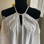 Bar III  Cold Shoulder Mini Cocktail Dress White Photo 2