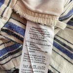 J.Crew Cotton Linen Blue striped Tie front shorts Classic Coastal womens 4 new Photo 8