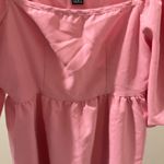 SheIn Pink puffy Sleeve Dress Photo 5